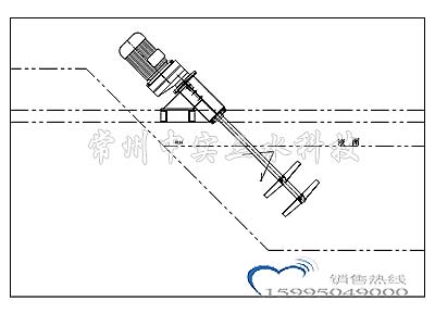 中實三水淬火槽用冷卻攪拌機