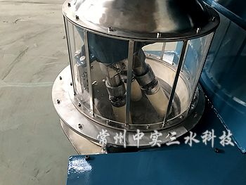 SQYM400型氣動升降陶瓷研缽式研磨機局部細節(jié)圖